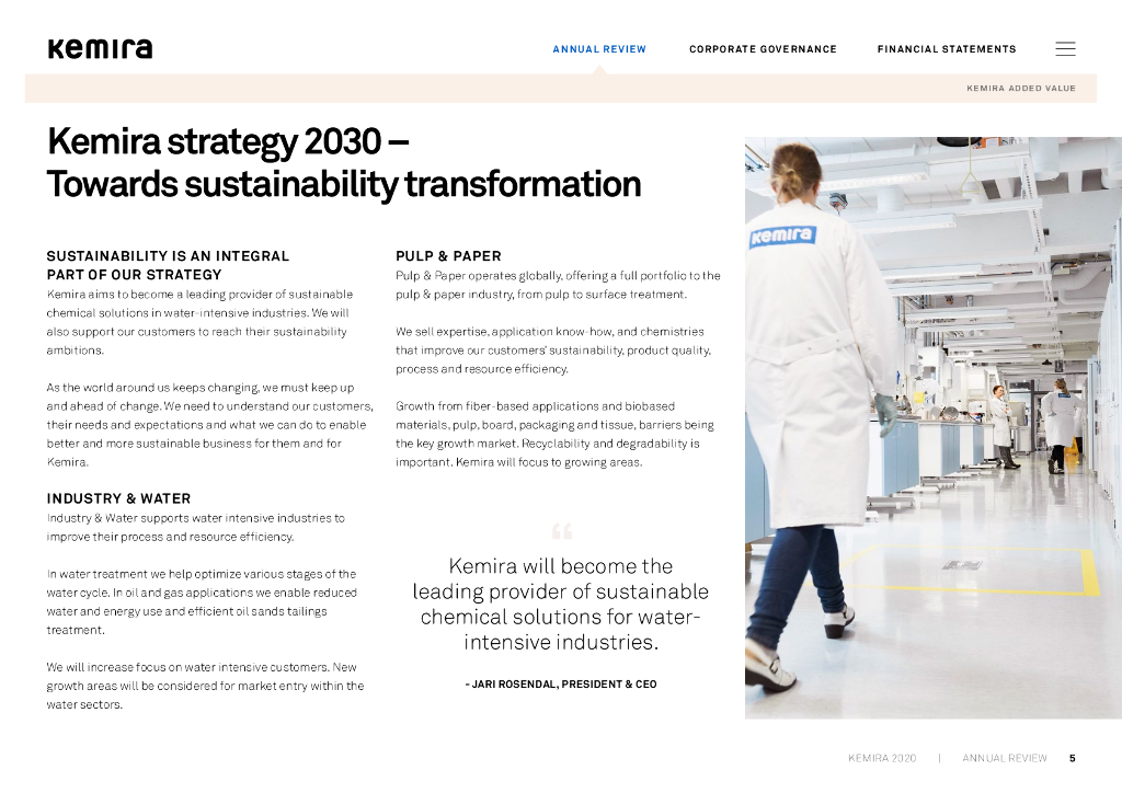 Kemira 2020财年年度报告（英文版）_第7页