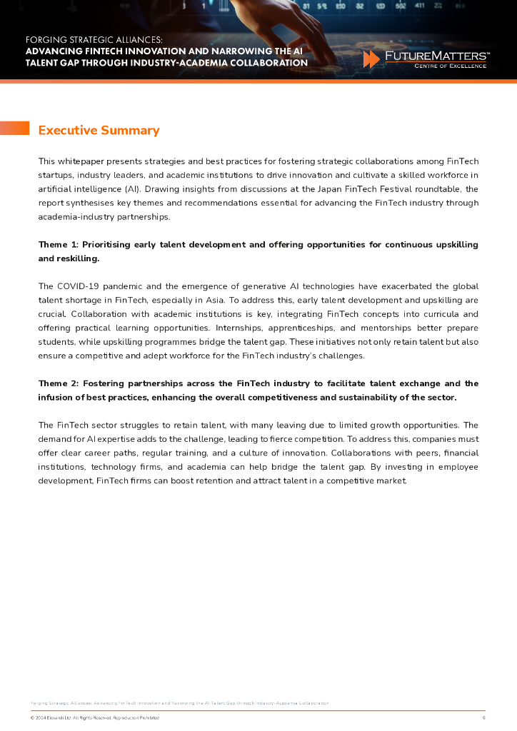 Future Matters：2024构建战略联盟：推进金融科技产业创新缩小人工智能人才缺研究口报告（英文版）_第6页