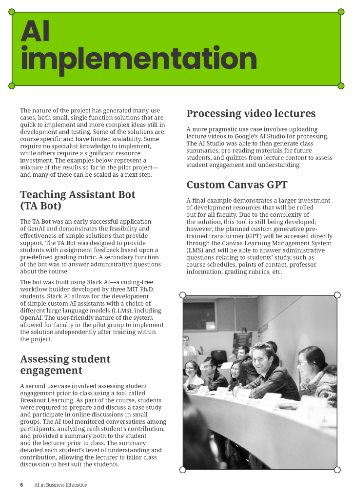 GMAC：2024年麻省理工学院斯隆管理学院-商业教育中的人工智能报告（英文版）_第6页