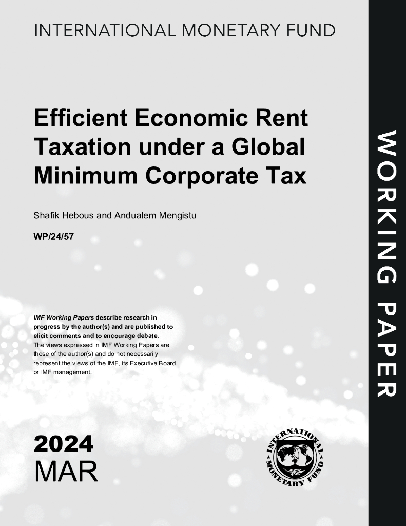 国际货币基金组织：全球最低企业税下的有效经济租金税（英文版）