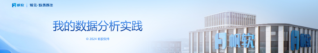 帆软（陈炎）：我的数据分析实践