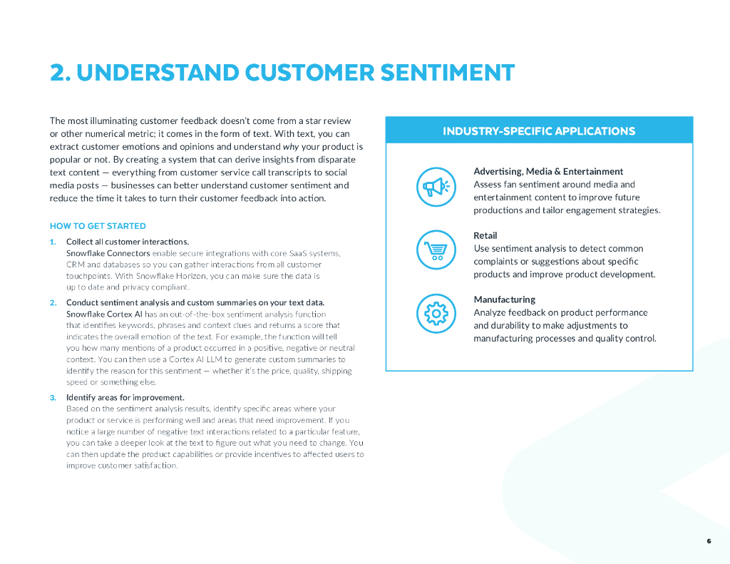 Snowflake：2024年人工智能现在可以提升业务的9种方式报告（英文版）_第6页