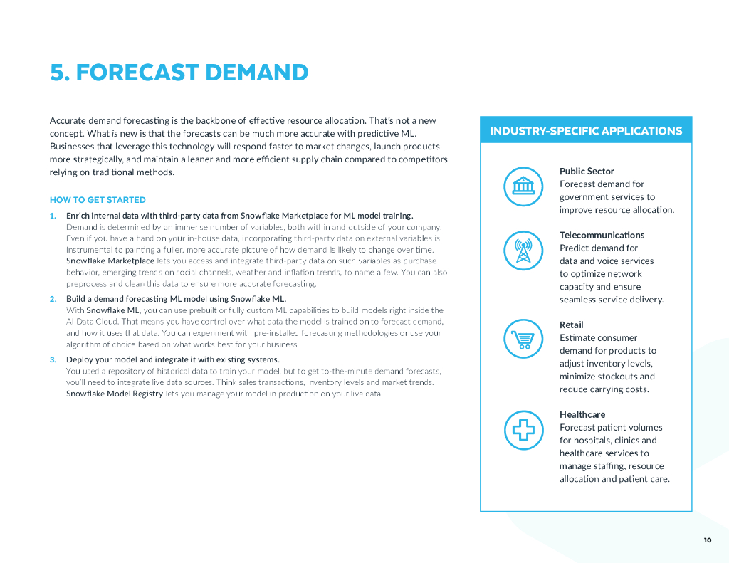 Snowflake：2024年人工智能现在可以提升业务的9种方式报告（英文版）_第10页