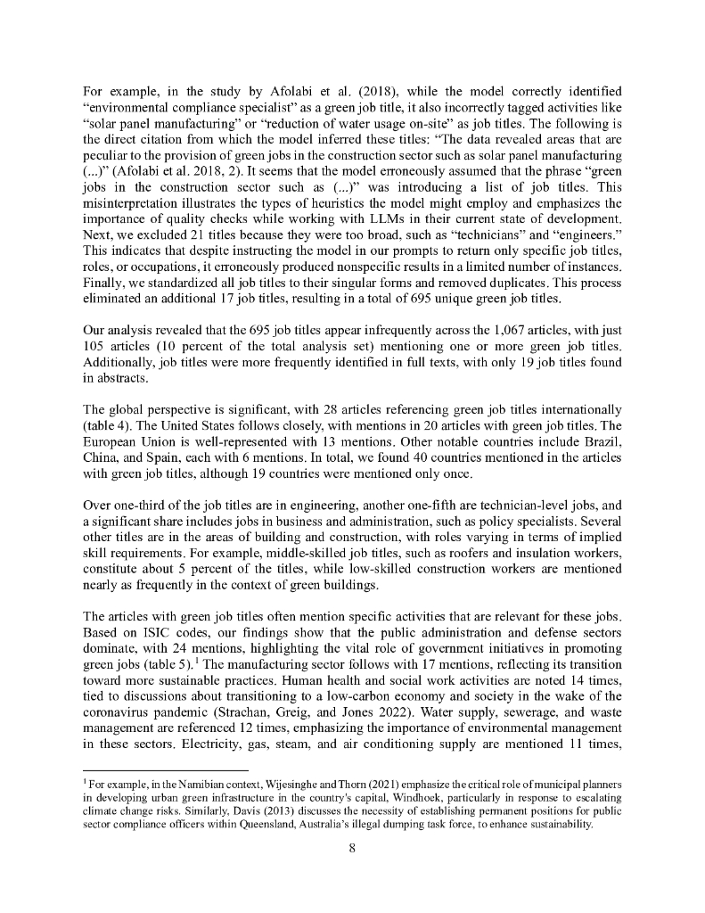 世界银行：通过人工智能驱动的文本挖掘识别扩展的绿色职位清单（英文版）_第10页