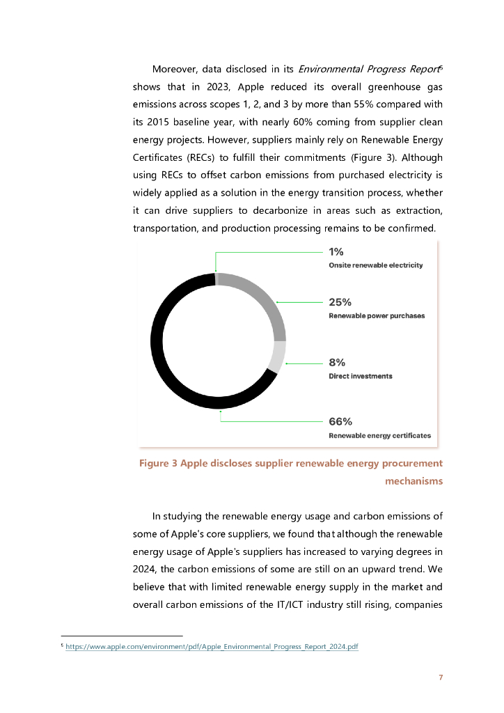 IPE公众环境研究中心：2024年新款碳中和产品面市，苹果一年来有何改变？（英文版）_第7页