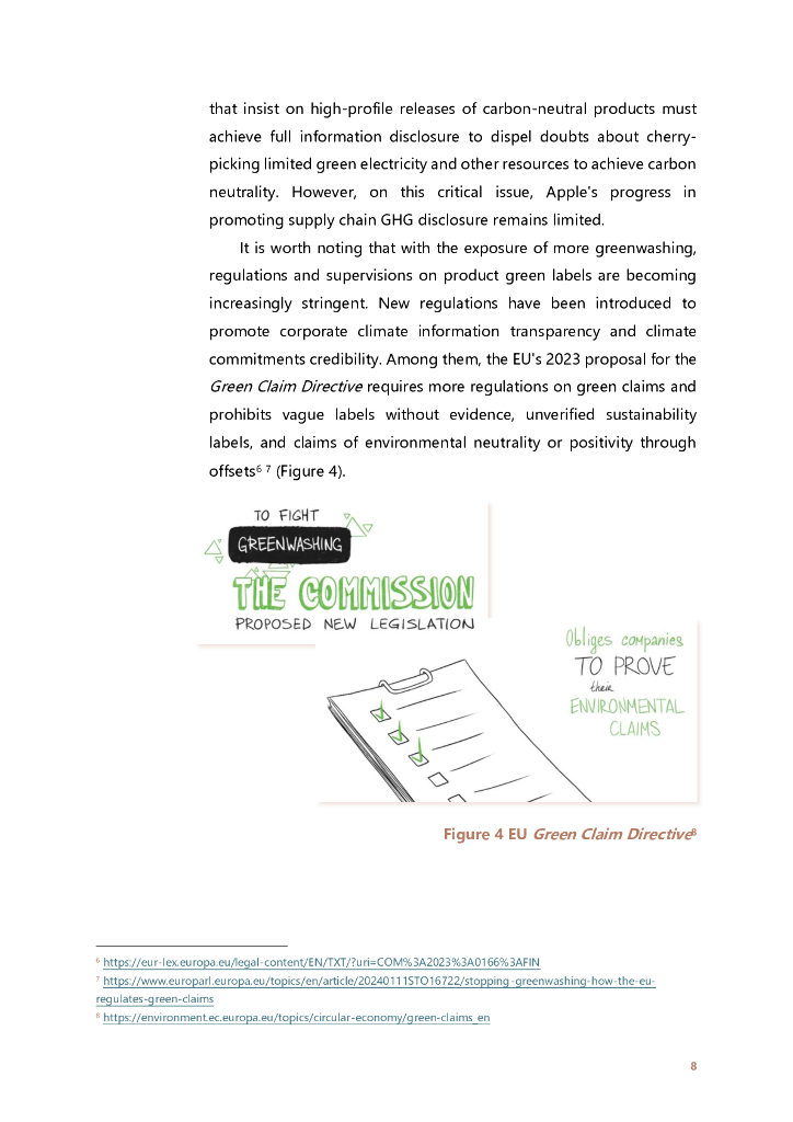 IPE公众环境研究中心：2024年新款碳中和产品面市，苹果一年来有何改变？（英文版）_第8页