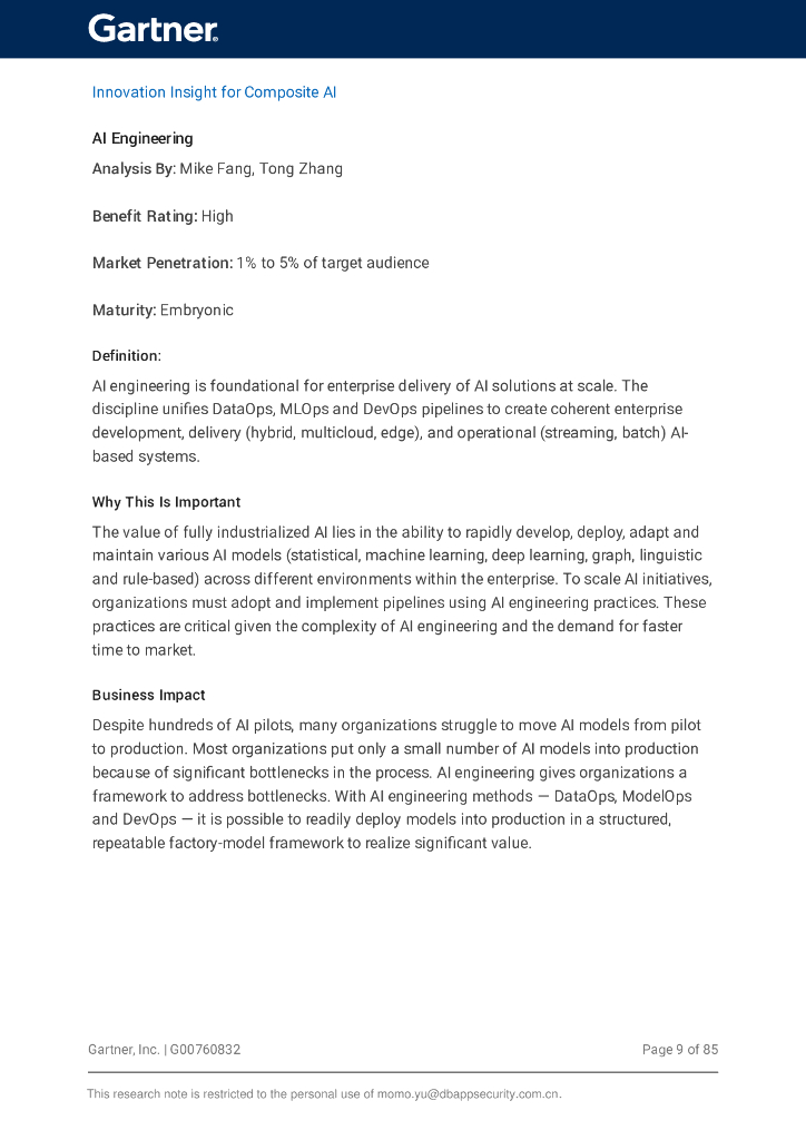 Gartner：2023年中国数据、分析和人工智能的炒作周期报告（英文版）_第9页