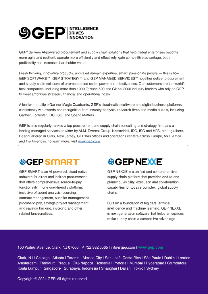 GEP：2024年CPG公司如何利用人工智能支持的解决方案征服尾部支出报告（英文版）_第6页