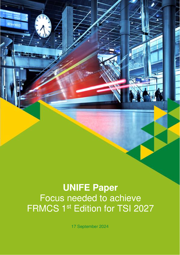 UNIFE：2024年为TSI 2027实现FRMCS第一版重点报告（英文版）