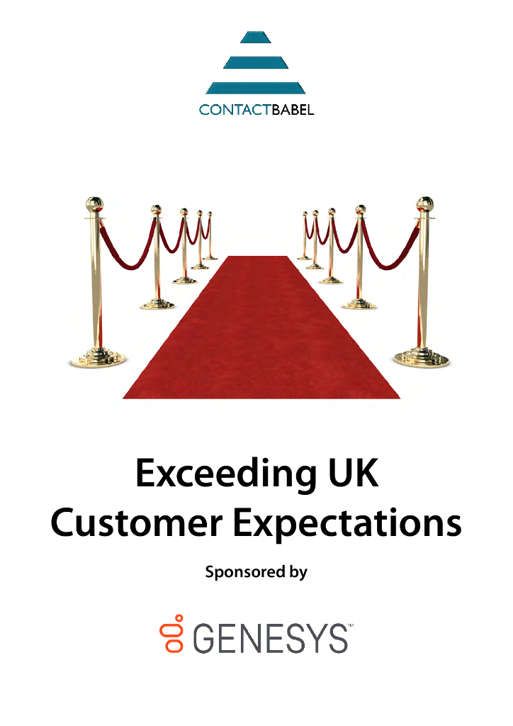 GENESYS：2024年ContactBabel：超越英国客户的期望报告（英文版）