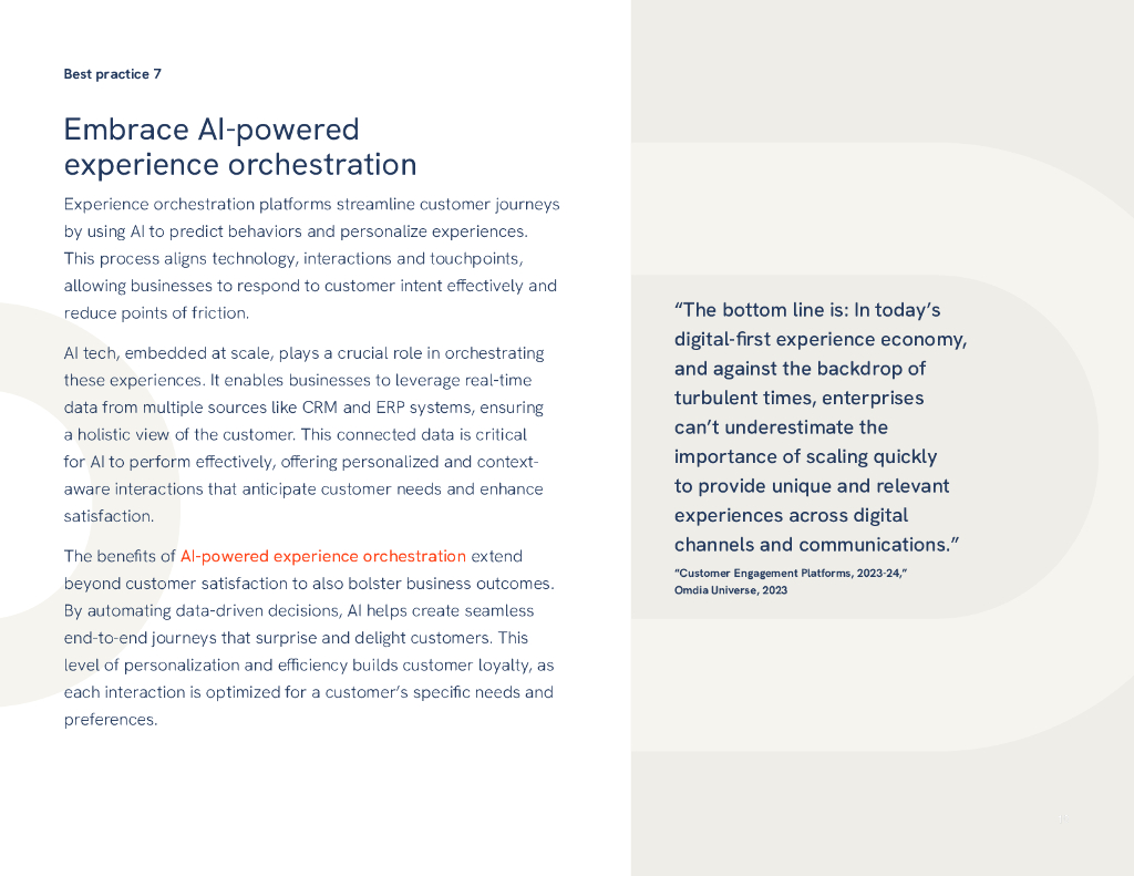 GENESYS：2024年利用人工智能建立客户忠诚度的七个最佳实践报告（英文版）_第10页