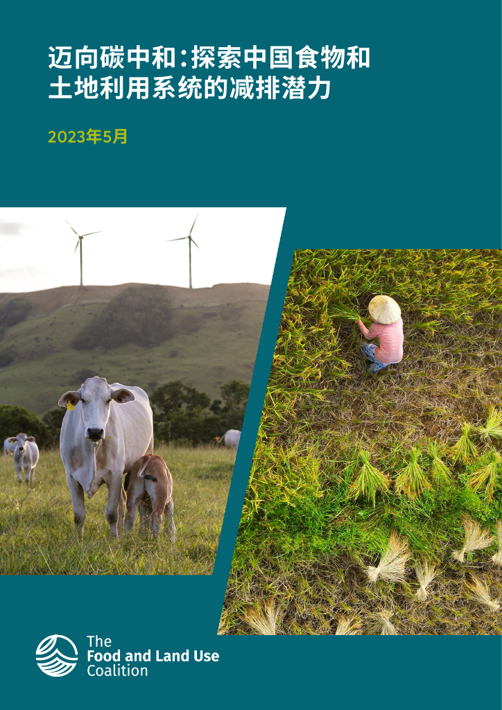 粮食和土地利用联盟：2023年迈向碳中和：探索中国食物和土地利用系统的减排潜力研究报告