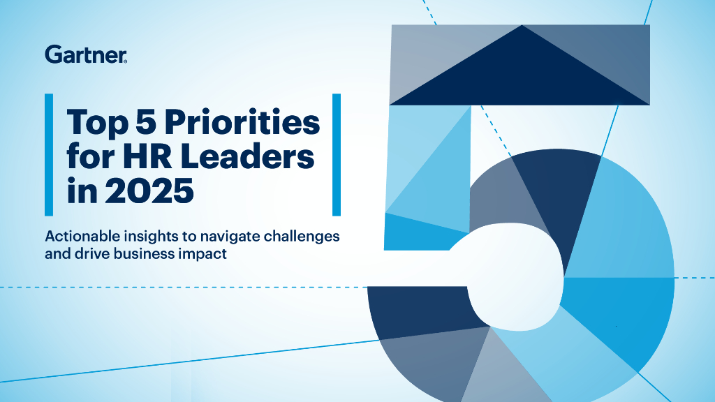 Gartner：2025年人力资源领导者的5大优先事项报告（英文版）