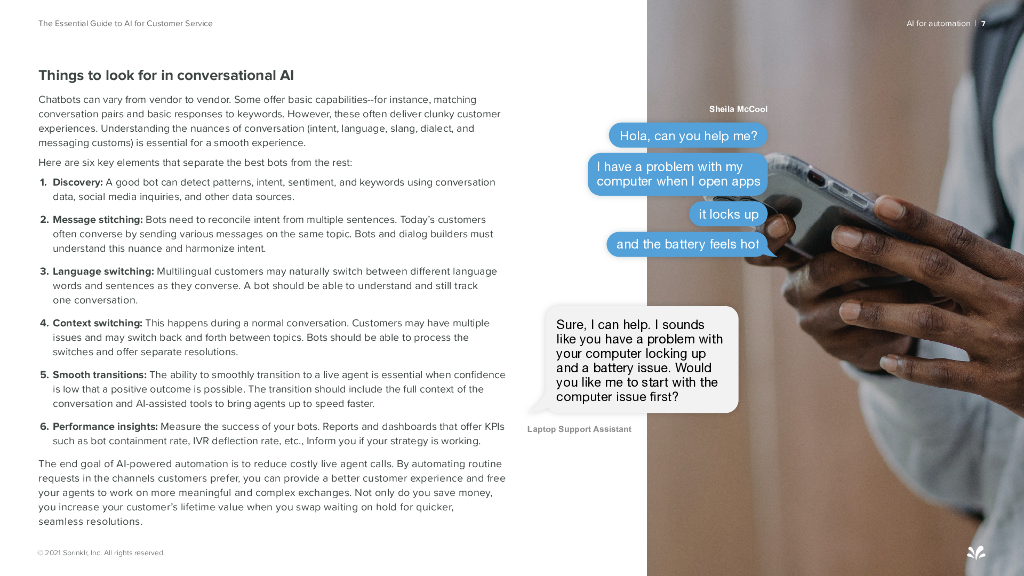 Sprinklr：2021年人工智能客户服务基本指南报告（英文版）_第7页
