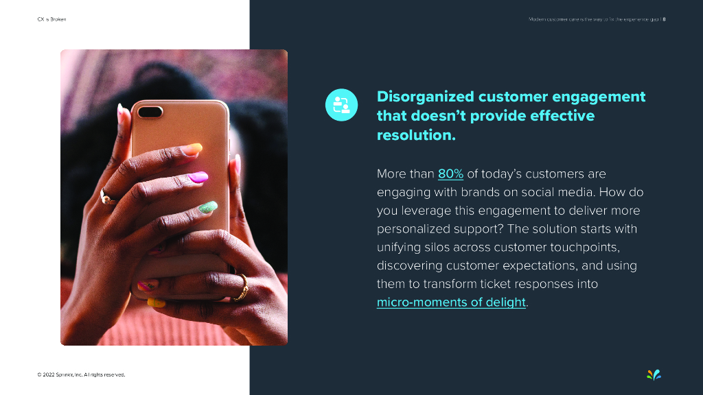 Sprinklr：2022年客户体验被破坏了-了解如何使用人工智能和自动化来弥补CX差距报告（英文版）_第8页