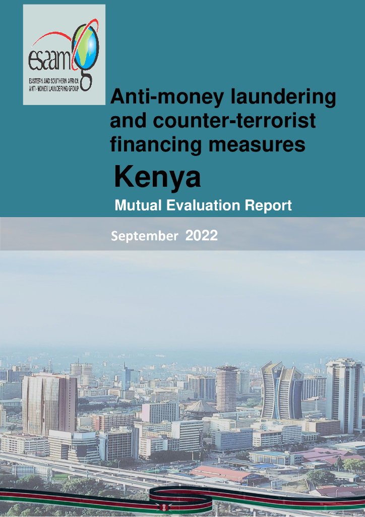 FATF：2022年肯尼亚在加强打击洗钱和恐怖主义融资措施方面取得的进展报告（英文版）