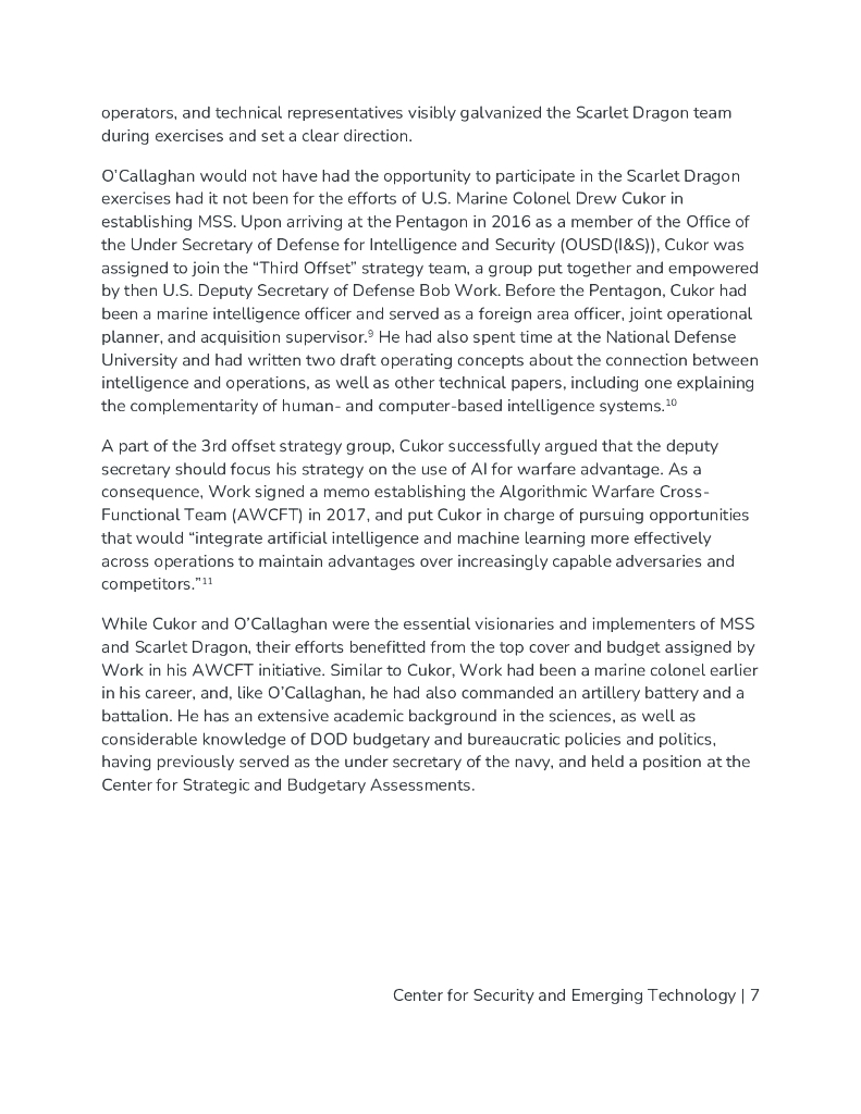 CSET：2024年建立技术联盟Maven项目和美国第18空降军如何为国防部实施软件和人工智能报告（英文版）_第8页