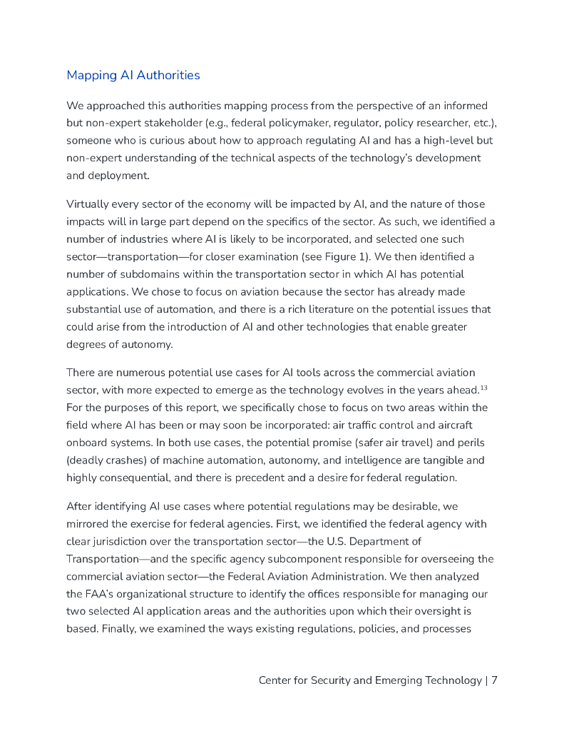 CSET：2024年与现有当局一起治理人工智能-商业航空案例研究报告（英文版）_第8页
