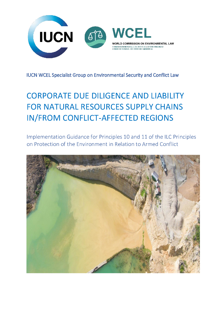 世界自然保护联盟IUCN：2024年受冲突影响地区-来自受冲突影响地区的自然资源供应链的企业尽职调查和责任报告（英文版）