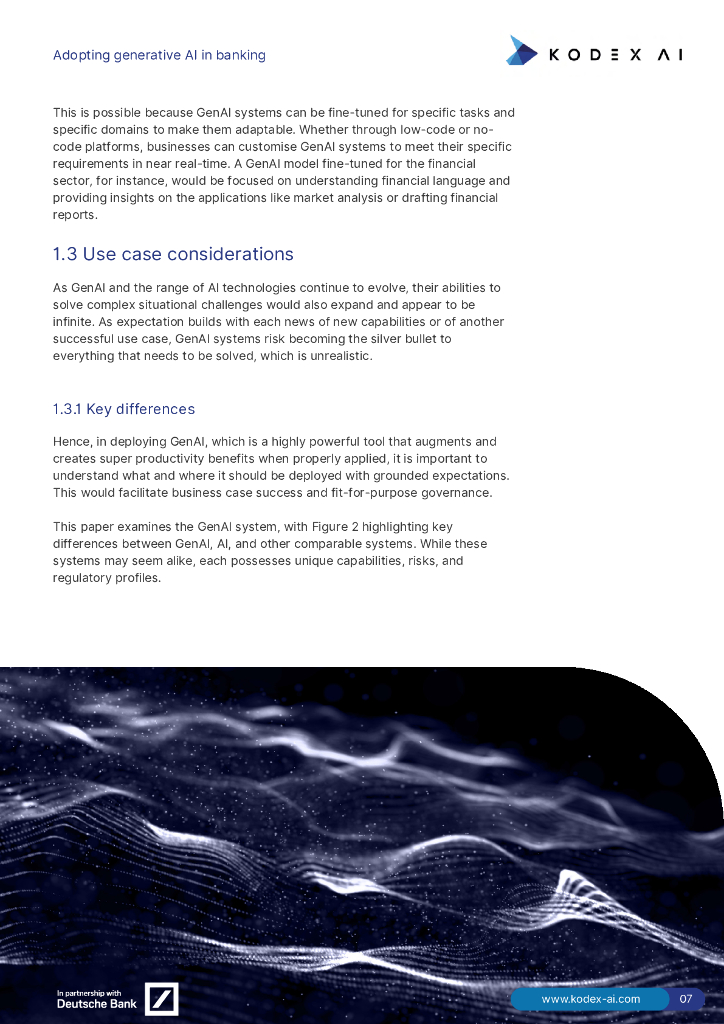 Kodex AI：2024年银行业生成式人工智能应用白皮书（英文版）_第7页
