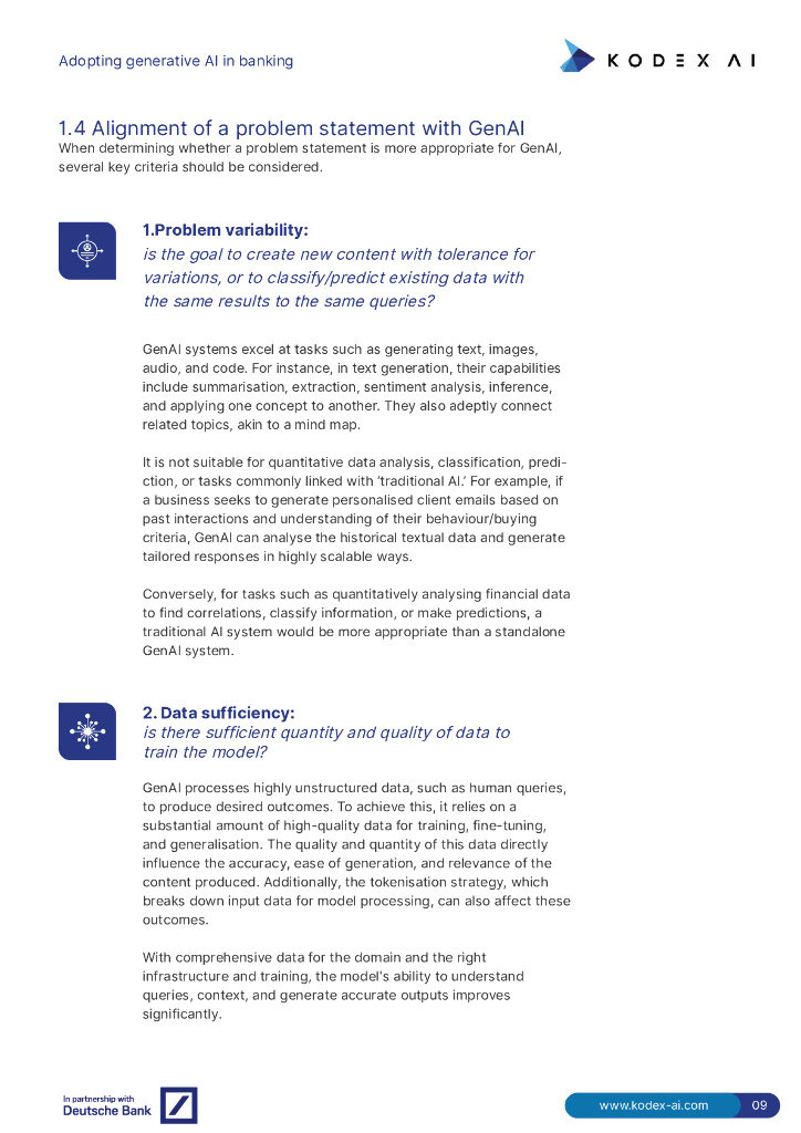 Kodex AI：2024年银行业生成式人工智能应用白皮书（英文版）_第9页