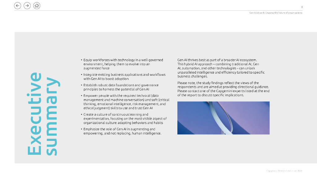 凯捷Capgemini：2024年工作中的人工智能：塑造组织的未来报告（英文版）_第8页