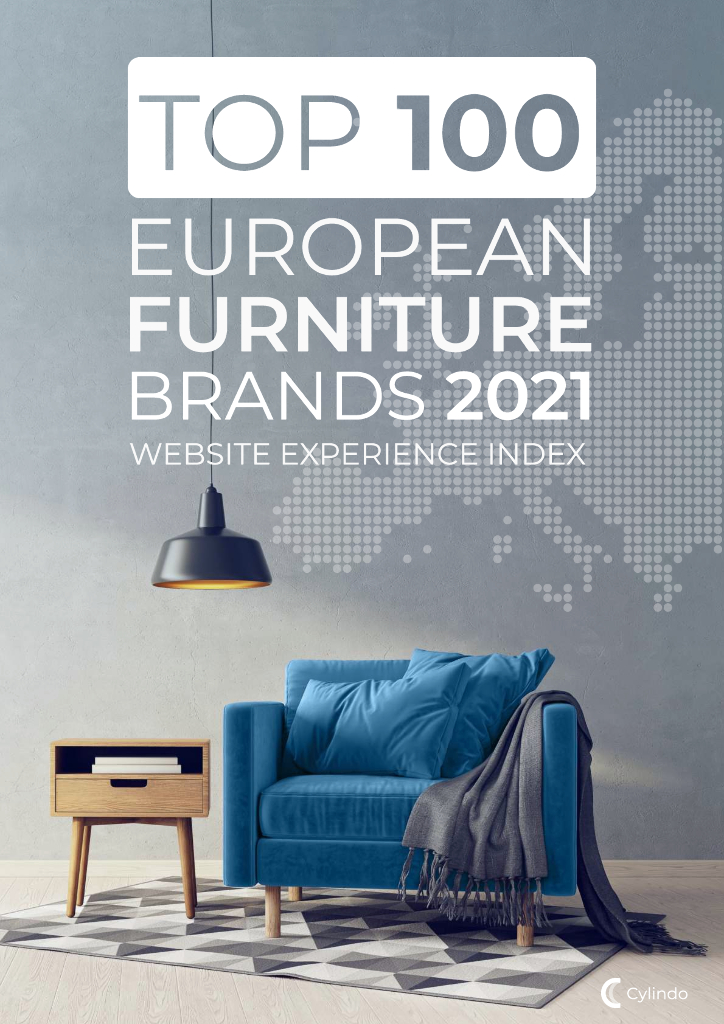 Cylindo：2021年欧洲家具品牌100强：网站体验指数报告（英文版）