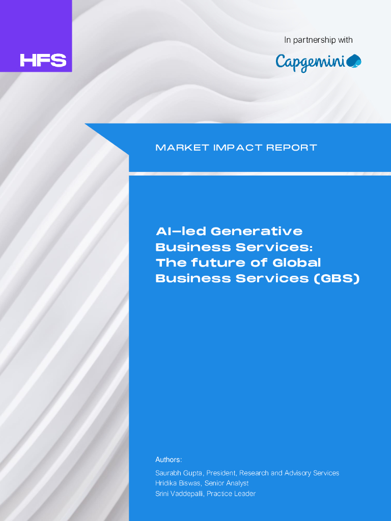 凯捷Capgemini&HFS：2024生成式AI驱动型的商业服务变革报告：商业模式创新与企业发展（英文版）