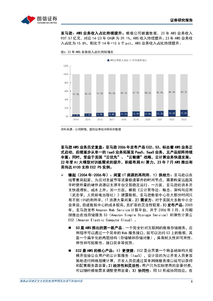 国信证券：人工智能行业专题：全球云厂商复盘，AI驱动新一轮资本开支周期_第8页