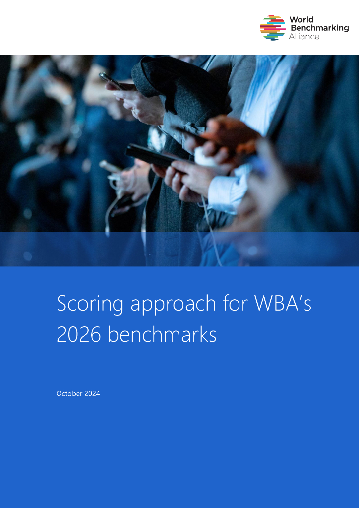 世界基准联盟（WBA）：2026年基准的评分方法报告（英文版）