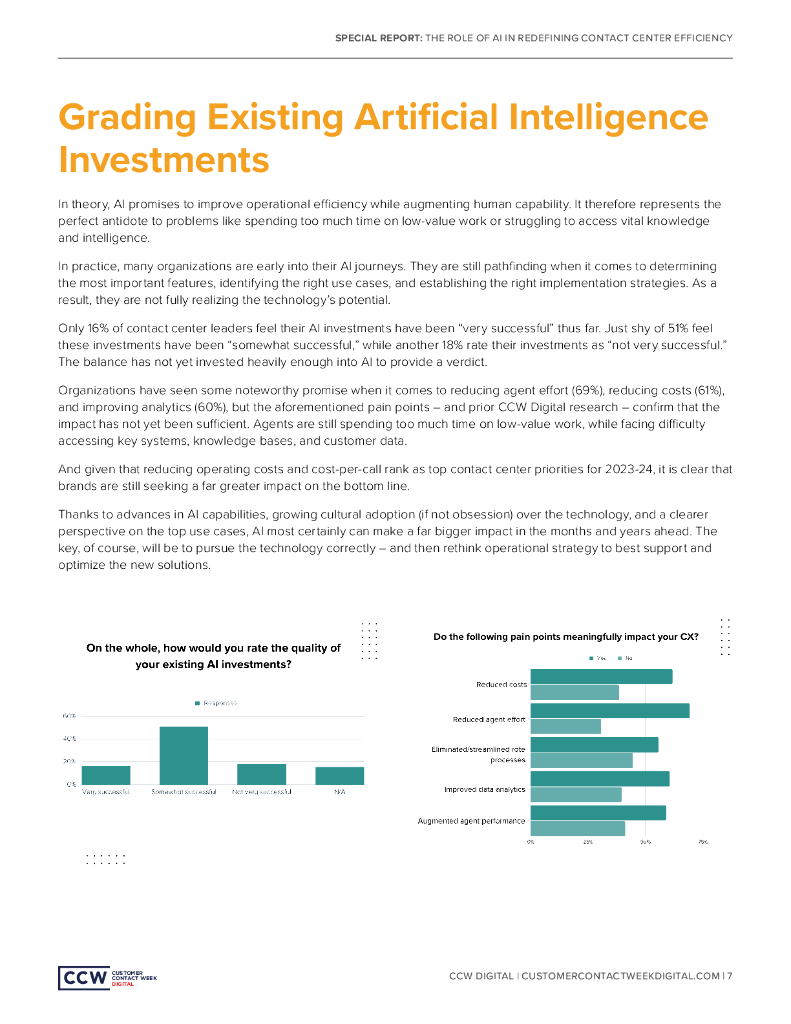Sprinklr：2023年人工智能在重新定义联络中心效率方面的作用报告（英文版）_第7页
