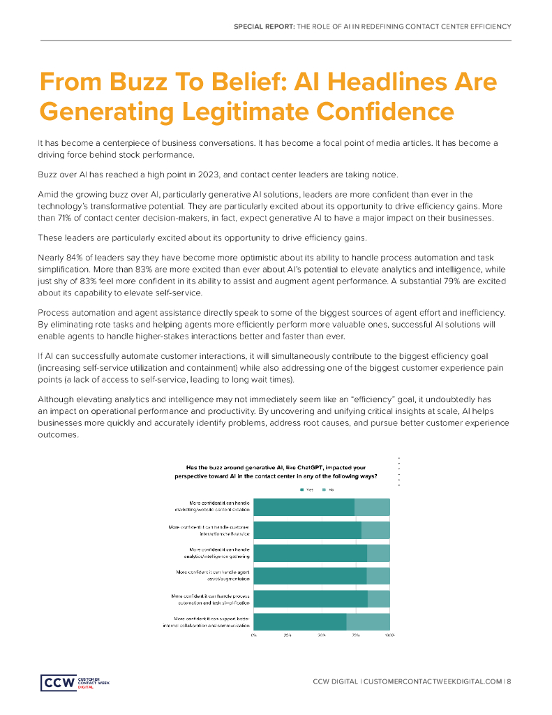 Sprinklr：2023年人工智能在重新定义联络中心效率方面的作用报告（英文版）_第8页