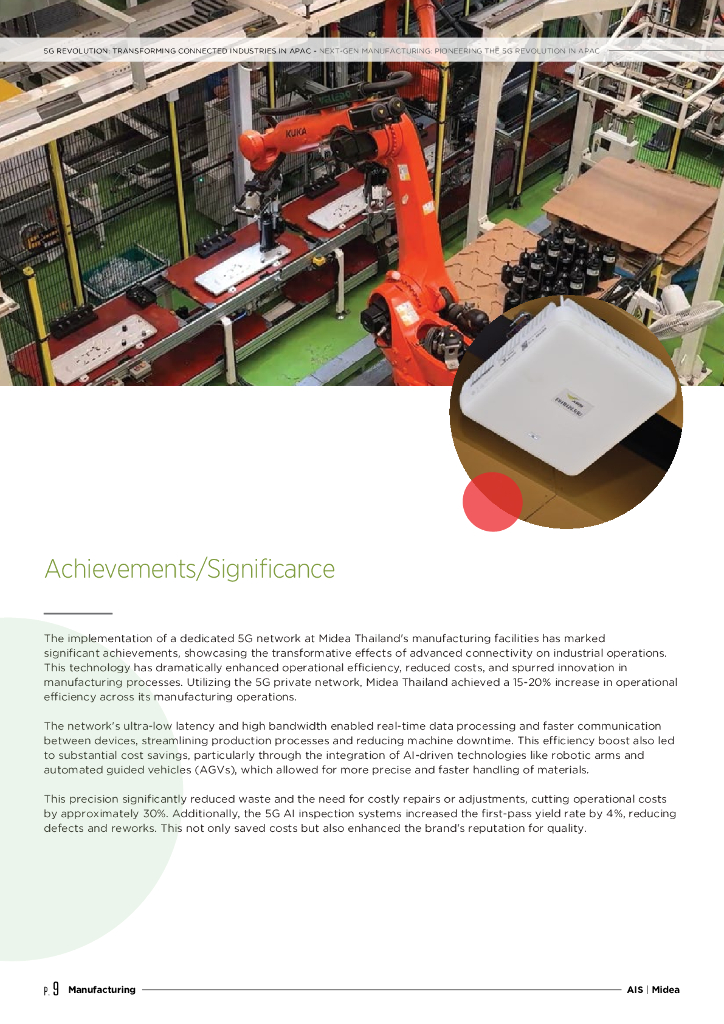 GSMA：2024年5G革命亚太地区互联工业转型报告-八项案例研究展示5G技术的多样性与影响力（英文版）_第8页