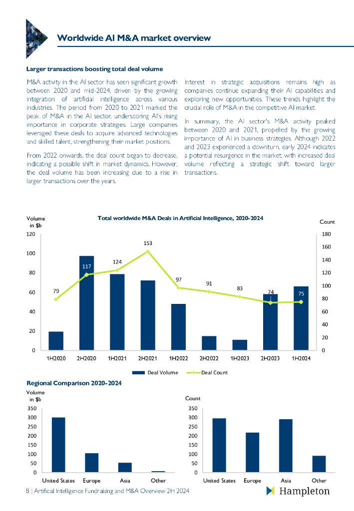 Hampleton：2024年上半年人工智能投融资和并购市场报告（英文版）_第9页