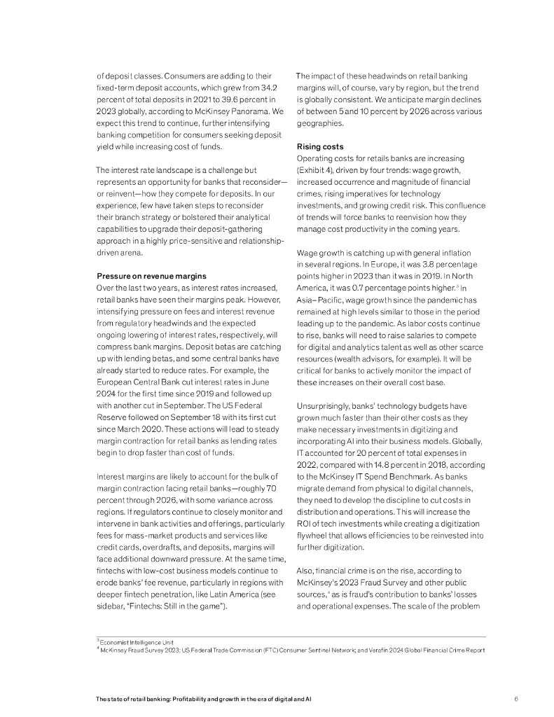 麦肯锡：2024年零售银行现状报告：数字化和人工智能时代的盈利能力与增长（英文版）_第7页