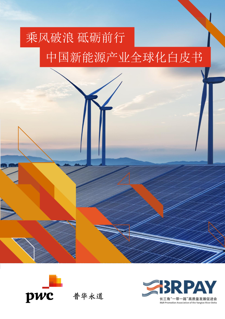 普华永道：乘风破浪 砥砺前行-2024年中国新<em>能源</em>产业全球化白皮书 海报