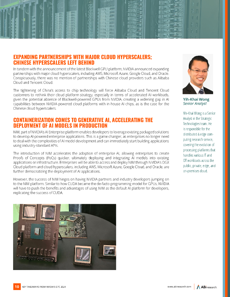 ABI Research：英伟达2024年GTC大会要点白皮书：人工智能时代的创新（英文版）_第10页