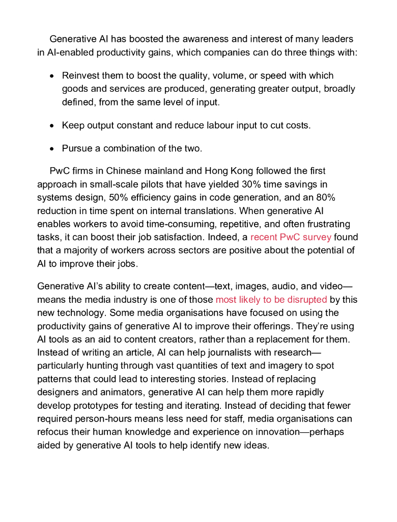 普华永道：2024年生成式人工智能“早鸟”战略-中国内地及香港视角报告（英文版）_第10页