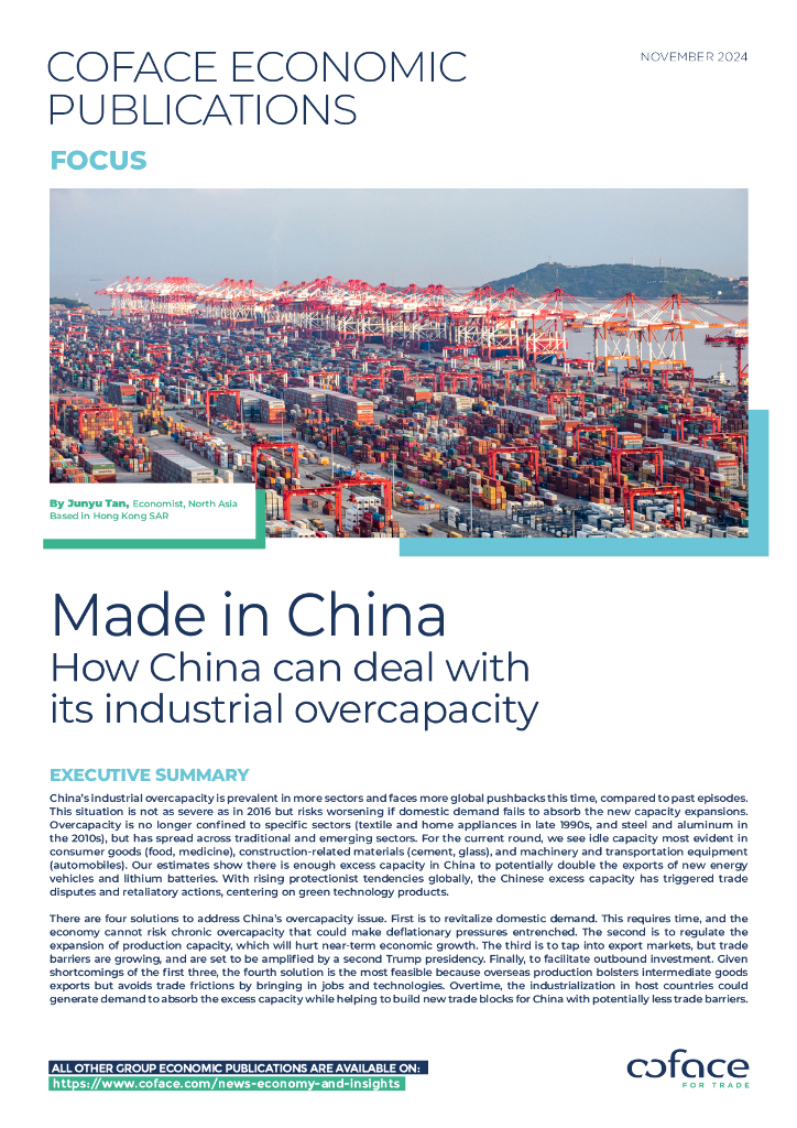 Coface科法斯：2024年中国制造-中国如何应对工业产能过剩报告（英文版）