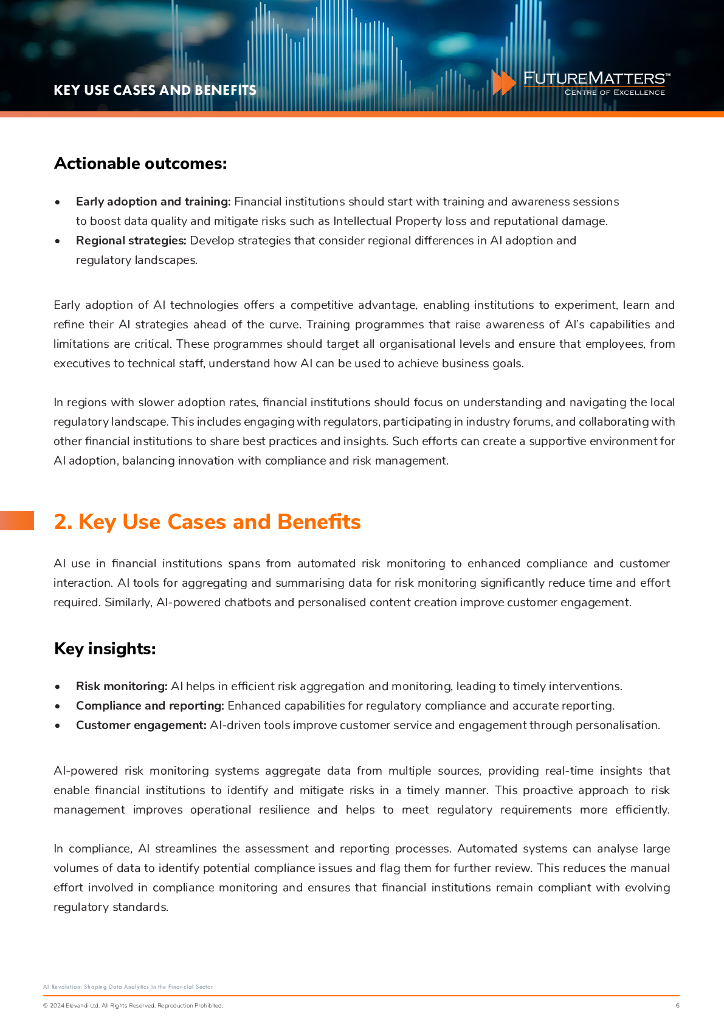 Future Matters：2024年人工智能革命：塑造金融领域的数据分析报告（英文版）_第6页