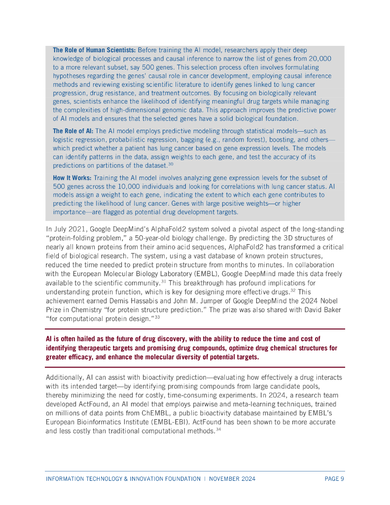ITIF：2024年利用人工智能加速生物制药行业创新报告（英文版）_第9页