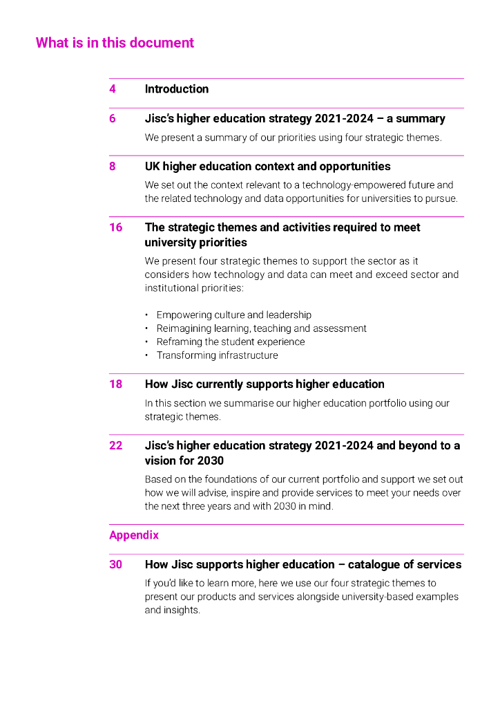 JISC：2021-2024年高等教育战略：为英国高等教育提供动力报告（英文版）_第3页