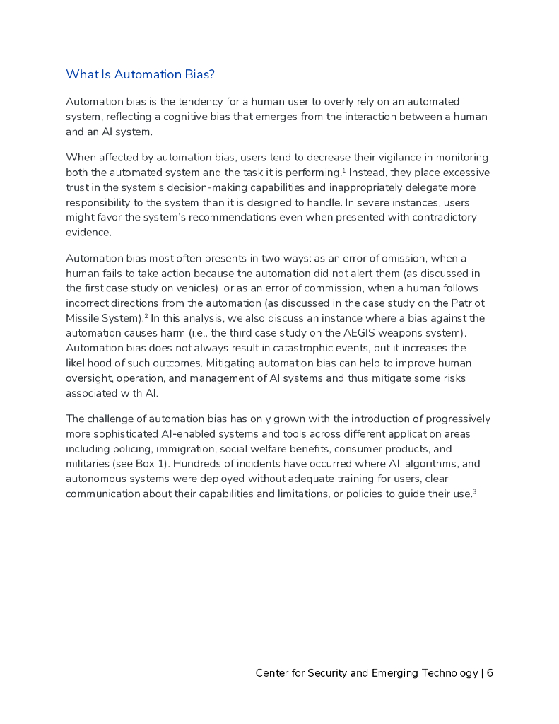 CSET：2024年人工智能安全与自动化偏见报告（英文版）_第7页