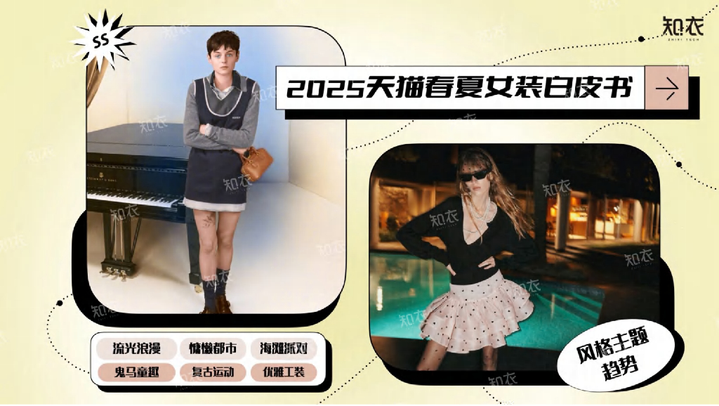 知衣科技：2025年天猫春夏女装白皮书-风格主题趋势