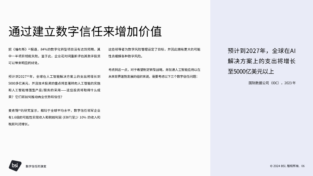 BSI Group：2024年数字信任的演变-加速人工智能时代的机遇报告_第7页