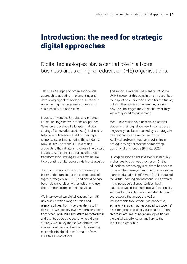 JISC：2024年英国高等教育中的数字战略让数字成为主流报告（英文版）_第5页