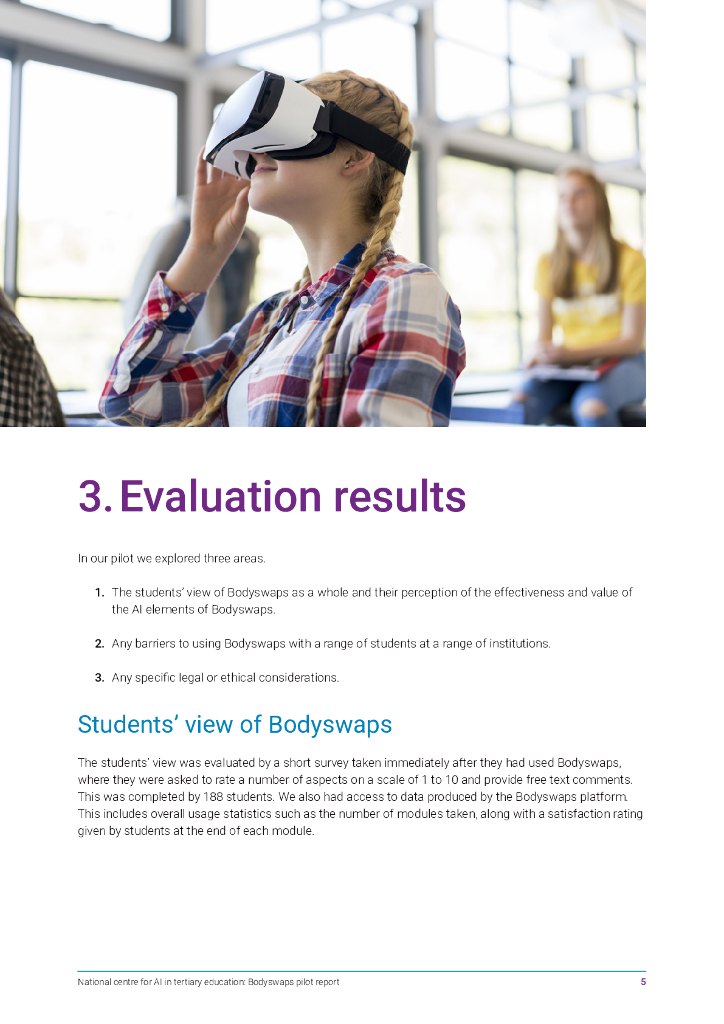 JISC：2022年国家高等教育人工智能中心-身体交换试点报告（英文版）_第7页