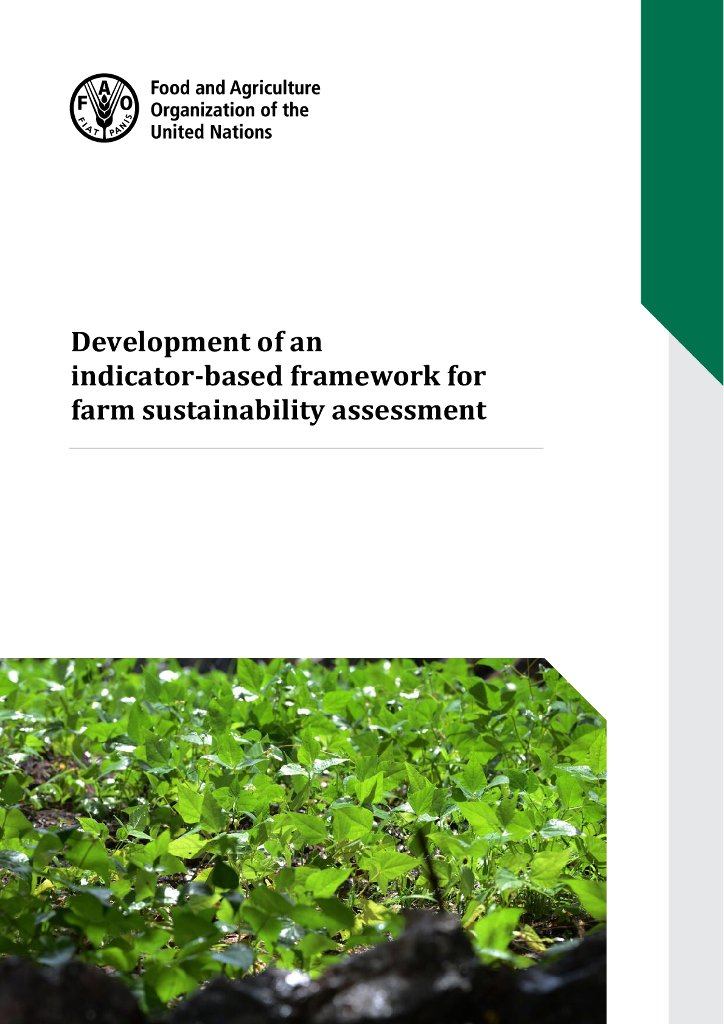FAO联合国粮农组织：2015年制定基于指标的农场可持续性评估框架报告（英文版）