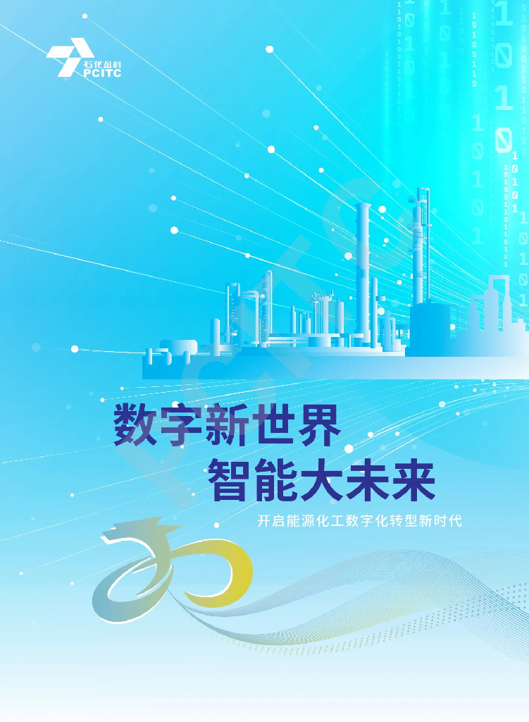 石化盈科：2024年数字新世界 智能大未来-开启能源化工<em>数字化转型</em>新时代报告 海报
