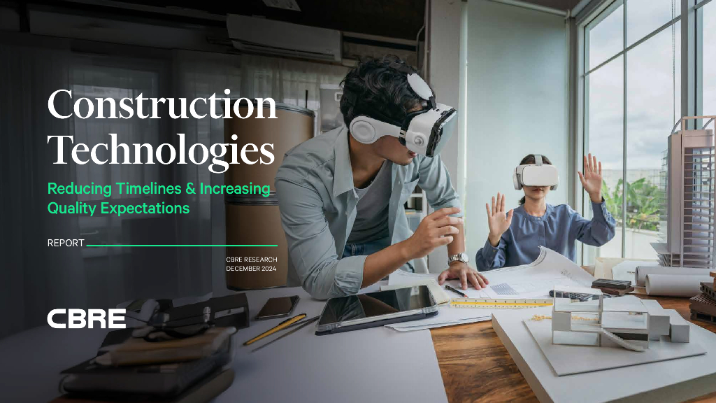 CBRE世邦魏理仕：2024年印度建筑行业技术转型报告：缩短工期提升质量（英文版）